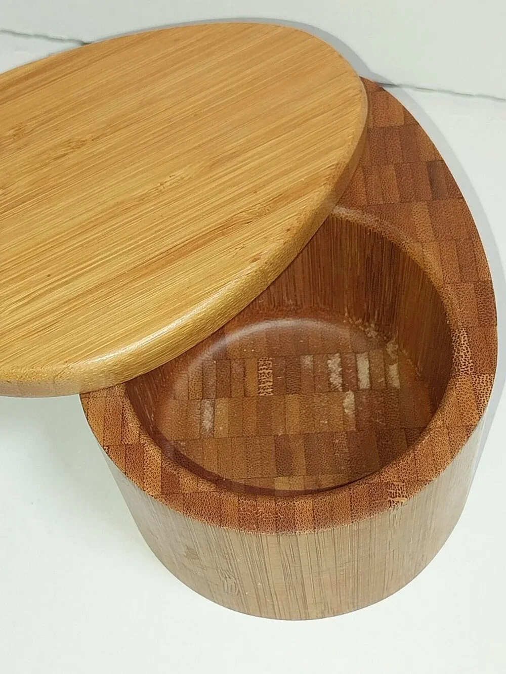 Crate and Barrel Salt Box